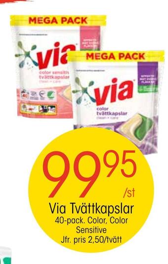 EKO Via tvättkapslar erbjuda