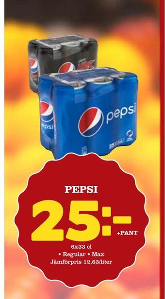 Din Mat Pepsi erbjuda