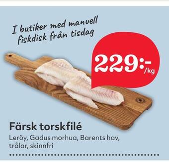 Hemköp Färsk torskfilé erbjuda