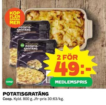 Coop Daglivs Potatisgratäng erbjuda