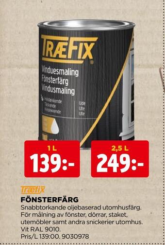 Jem&Fix Fönsterfärg erbjuda