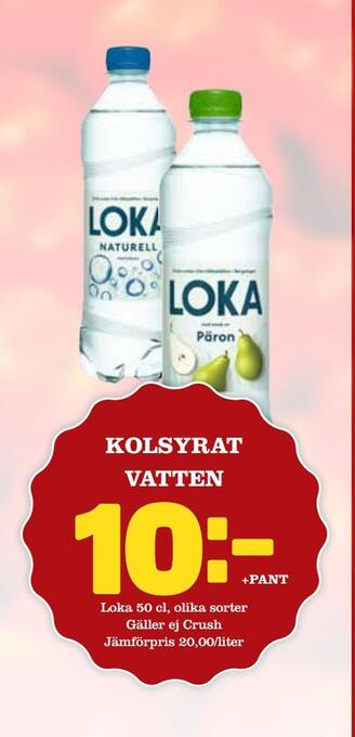 Matdax Kolsyrat vatten erbjuda