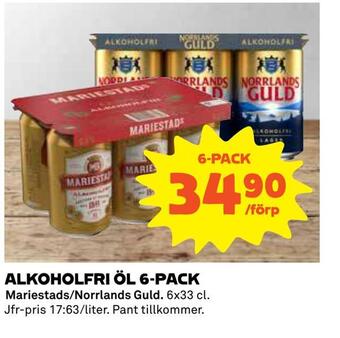 Coop Daglivs Alkoholfri öl 6-pack erbjuda
