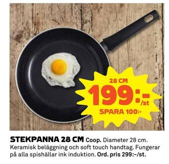 Coop Daglivs Stekpanna 28 cm erbjuda