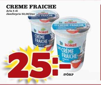 Matdax Creme fraiche erbjuda