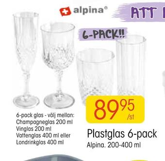 EKO Plastglas 6-pack erbjuda