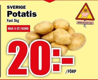 Matdax Potatis erbjuda