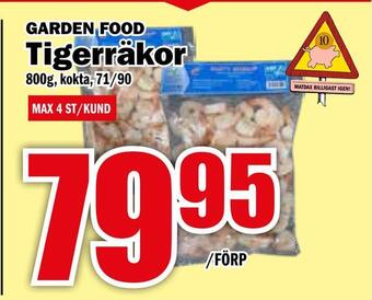 Matdax Tigerräkor erbjuda