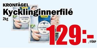 Matdax Kycklinginnerfilé erbjuda