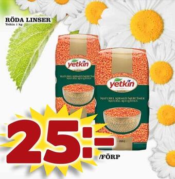 Prisma Mat Röda linser erbjuda
