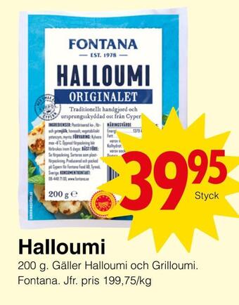 Matöppet Halloumi erbjuda