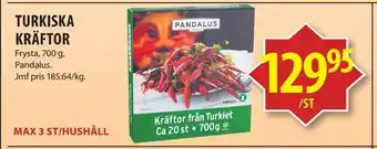 Matvärlden Tensta Turkiska kräftor erbjuda