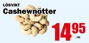 Matdax Cashewnötter erbjuda
