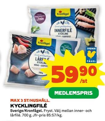 Stora Coop Kycklingfilé erbjuda