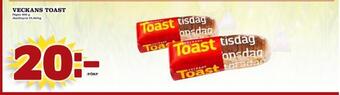 Supergrossen Veckans toast erbjuda