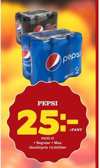 Supergrossen Pepsi erbjuda