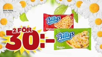 Supergrossen Pan pizza erbjuda