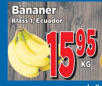 Supergrossen Bananer erbjuda