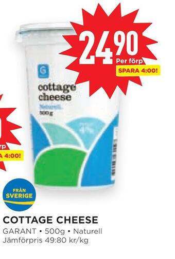Willys Hemma Cottage cheese erbjuda
