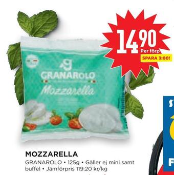 Willys Hemma Mozzarella erbjuda