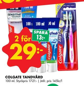 ÖoB Colgate tandvård erbjuda
