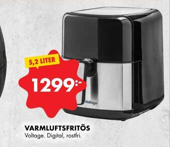 ÖoB Varmluftsfritös erbjuda