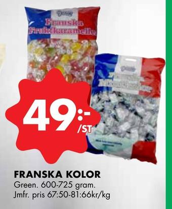 ÖoB Franska kolor erbjuda