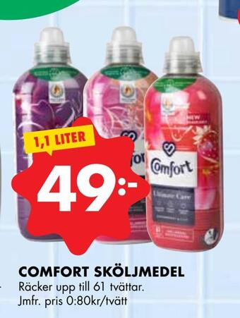 ÖoB Comfort sköljmedel erbjuda