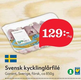 Hemköp Svensk kycklinglårfilé erbjuda