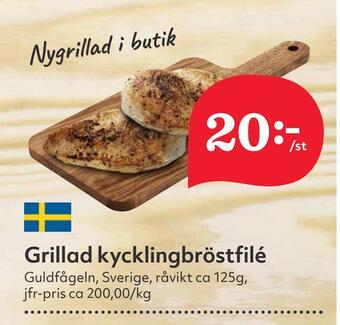Hemköp Grillad kycklingbröstfilé erbjuda