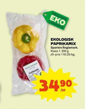 Stora Coop Ekologisk paprikamix erbjuda