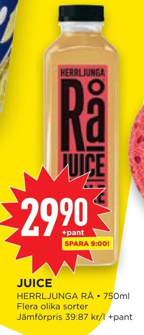 Willys Hemma Juice erbjuda