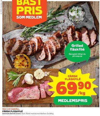 Coop Extra Färsk fläskfilé erbjuda