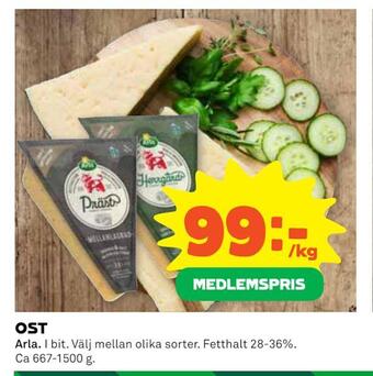 Coop Extra Ost erbjuda