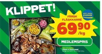 Stora Coop Färsk fläskkarré erbjuda