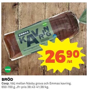 Coop Extra Bröd erbjuda