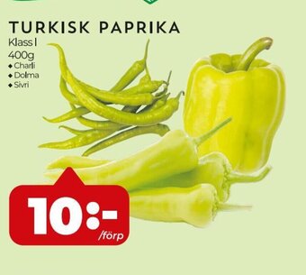 Matrix Butikerna TURKISK PAPRIKA erbjuda