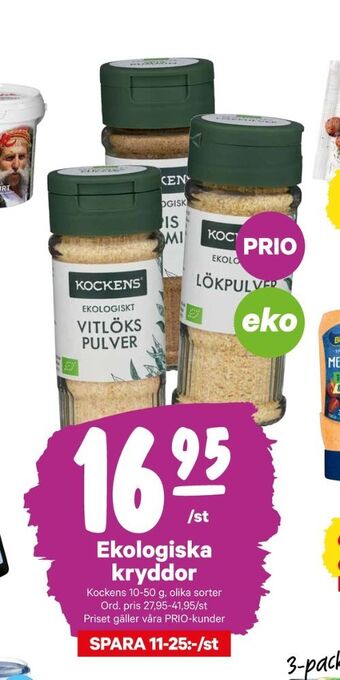 City Gross Kockens kryddor erbjuda