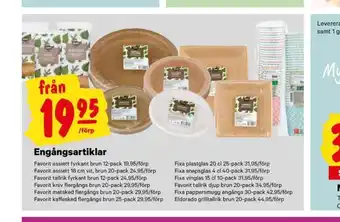 City Gross Fixa engångsbestick/servis erbjuda