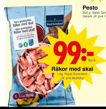 Royal greenland räkor med skal