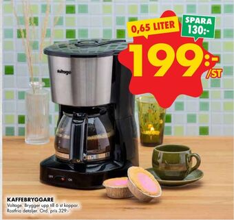 ÖoB Voltage kaffebryggare erbjuda