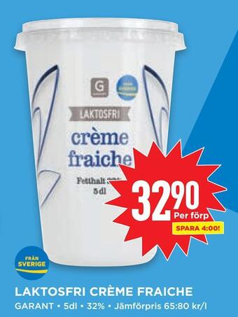 Willys Laktosfri crème fraiche erbjuda