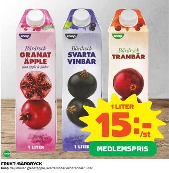 Coop Frukt-/bärdryck erbjuda