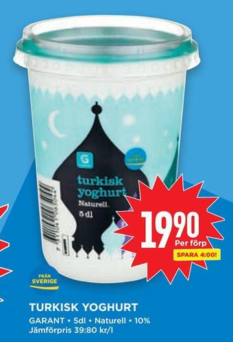 Willys Turkisk yoghurt erbjuda