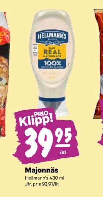 City Gross Hellmanns majonnäs erbjuda