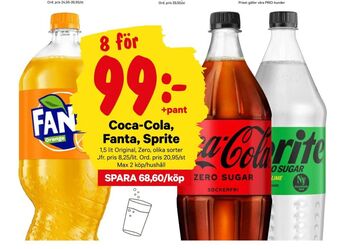City Gross Fanta läskedryck erbjuda