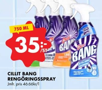 ÖoB Cillit bang rengöringsmedel erbjuda