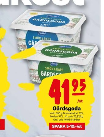 City Gross Gårdsgoda smörgåsmargarin erbjuda