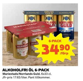 Coop Alkoholfri öl 6-pack erbjuda