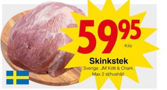 Matöppet Jm chark skinkstek erbjuda